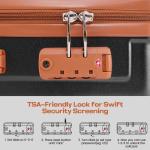 COBIZI 20" Hardside Carry-On Luggage with TSA Lock