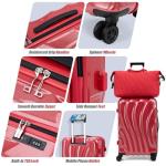 Cosbarn TSA Lock Hardshell 5-Piece Luggage Set