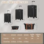 Cosbarn 5-Piece Rolling Luggage Set