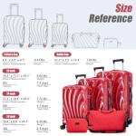 Cosbarn TSA Lock Hardshell 5-Piece Luggage Set