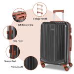 COBIZI 20" Hardside Carry-On Luggage with TSA Lock