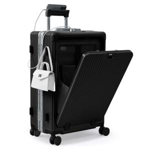 Nobl Travel Zipperless Suitcase with TSA Locks