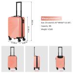 20" Hardside Spinner Suitcase with TSA Lock