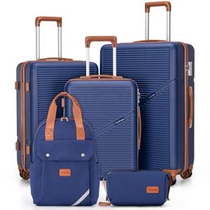 Cosbarn 5-Piece Luggage Set with TSA Locks