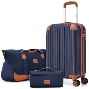 Cosbarn 3-Piece Carry On Luggage Set with TSA Lock