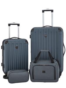 Travelers Club 4-Piece Hard Shell Luggage Set