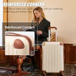 Cosbarn 3-Piece Carry On Luggage Set with TSA Lock