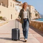 Coolife 20in Hardside Carry-On with TSA Lock