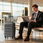 Coolife 20in Hardside Carry-On with TSA Lock