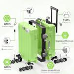 Krute 20-Inch Hardshell Carry-On with TSA Lock