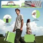 Krute 20-Inch Hardshell Carry-On with TSA Lock