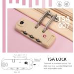 LARVENDER 3-Piece Expandable Luggage Set with TSA Lock