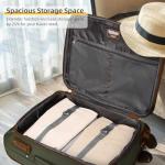 LARVENDER Expandable TSA Lock Luggage Set 3 Piece