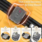 Krute 20" Hardshell Carry-On with TSA Lock