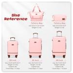 Krute 5-Piece Pink TSA Approved Luggage Set
