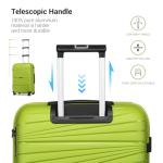 Expandable 24 Inch Suitcase and Duffle Set