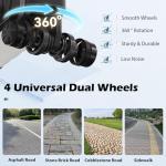 Krute 20 Inch Zipperless TSA Approved Carry-On Suitcase