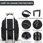 Lightweight 16" Underseat Rolling Bag for Travel