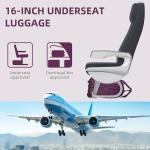 LARVENDER Expandable TSA-Approved Carry On Luggage Set