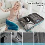 LARVENDER Expandable Hardshell Luggage Set with Wheels