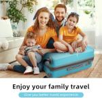 LARVENDER Expandable Hardshell Luggage Set with Wheels