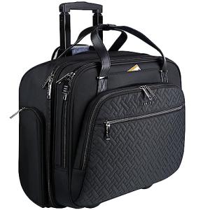 EMPSIGN 15.6 Inch Rolling Laptop Bag with RFID