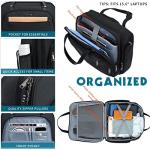 EMPSIGN 15.6 Inch Rolling Laptop Bag with RFID