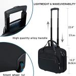 EMPSIGN 15.6 Inch Rolling Laptop Bag with RFID