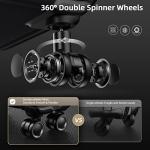 SHOWKOO 3-Piece Expandable Luggage Set with TSA Lock