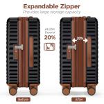 SHOWKOO 3-Piece Expandable Luggage Set with TSA Lock