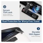 Coolife 20in TSA-Approved Luggage with Spinner Wheels