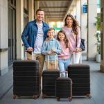 Coolife Lightweight Hardshell Luggage with TSA Lock