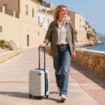 Coolife 20in TSA-Approved Luggage with Spinner Wheels