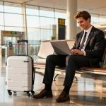 Coolife 20in TSA-Approved Luggage with Spinner Wheels