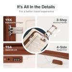 Vipbox 3-Piece Hardside Luggage Set with TSA Lock