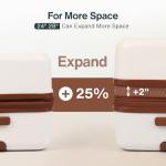 Vipbox 3-Piece Hardside Luggage Set with TSA Lock