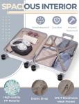 Hardshell Luggage Set with TSA Lock - White