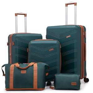 TSA-Approved Expandable 5-Piece Luggage Set