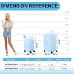 Krute 20" Carry-On Suitcase with TSA Lock