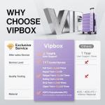 Vipbox 2-Piece Luggage Set with TSA Lock