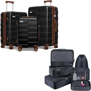 Vipbox 3-Piece Lightweight Travel Luggage Set