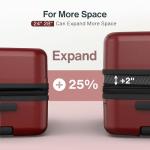 Vipbox 3-Piece Hardside Luggage Set with TSA Lock