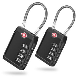 Puroma TSA Approved Luggage Locks - 2 Pack