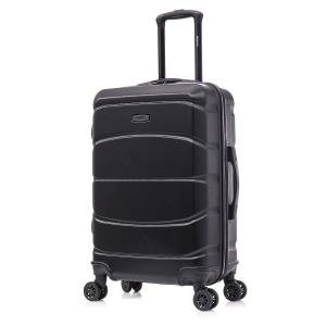 DUKAP SENSE 24" Lightweight Hardside Luggage Black