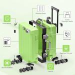 20-Inch Zipperless Carry-On with TSA Lock