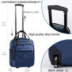 VANKEAN 16-inch Lightweight Underseat Roller Suitcase