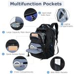 VANKEAN 17.3'' TSA Laptop Backpack with USB Port