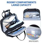 VANKEAN 15.6 Inch Rolling Laptop Bag for Women