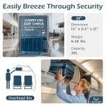 Coolife TSA-Approved 20in Carry-On Luggage