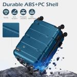 Coolife TSA-Approved 20in Carry-On Luggage